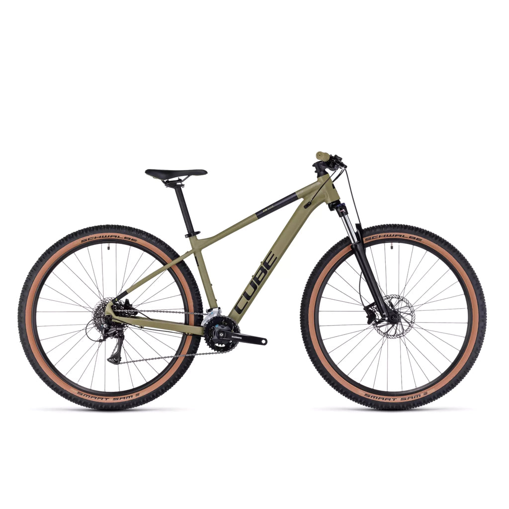 Bicicleta Cube aluminio Aim Race Oliva –