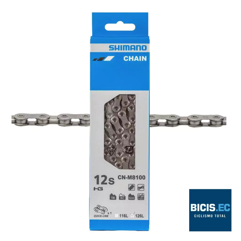 Cadenilla Shimano XT CN-M8100 12 Vel. 126 Links –