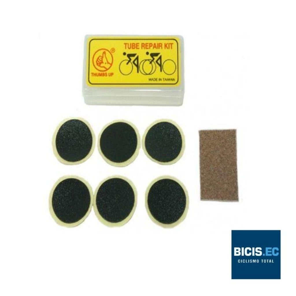 Set de Parches Cold Patch 6 Pcs para Bicicleta Bicis.Ec