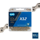 Cadena KMC X12 126L silver