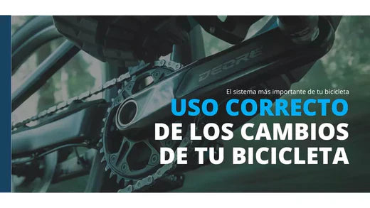 Uso correcto de los cambios de una bicicleta