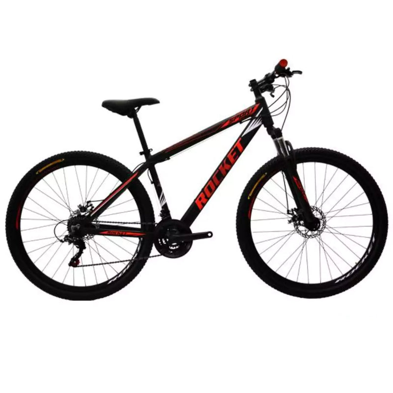 Bicicleta ROCKET 29" Aluminio Negro Rojo