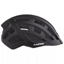Casco Lazer Compact DLX Mate Negro Latitud Zero Uni Size net LED