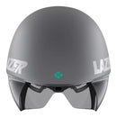 Casco aero Lazer Volante KC CE CPSC Matte White Silver vista lateral