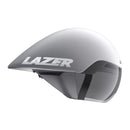 Casco aero Lazer Volante KC CE CPSC Matte White Silver vista lateral