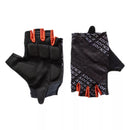 guantes enjoy ciclismo dedo corto black orange