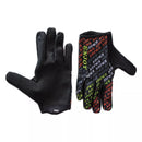 guantes enjoy mtb bmx dedo largo grey black