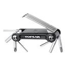 Multiherramienta TOPEAK Mini 9 Pro 9 funciones color negro TT2551B para bicicletas MTB, Ruta y Gravel