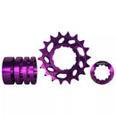 Piñón GRAVITY 18T para Stunt Morado y Dorado – vista 2