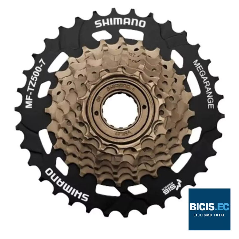 Disfruta Pacha Shimano Freewheel 7 Vel. 14 34T MF TZ500 7 Bicis.Ec