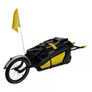 trailer topeak journey ttr-01 con maleta impermeable black yellow para bikepacking
