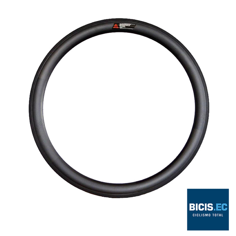 Aro EKAY 700C de fibra de carbono 28mm 24H tubular EKW06-R38T