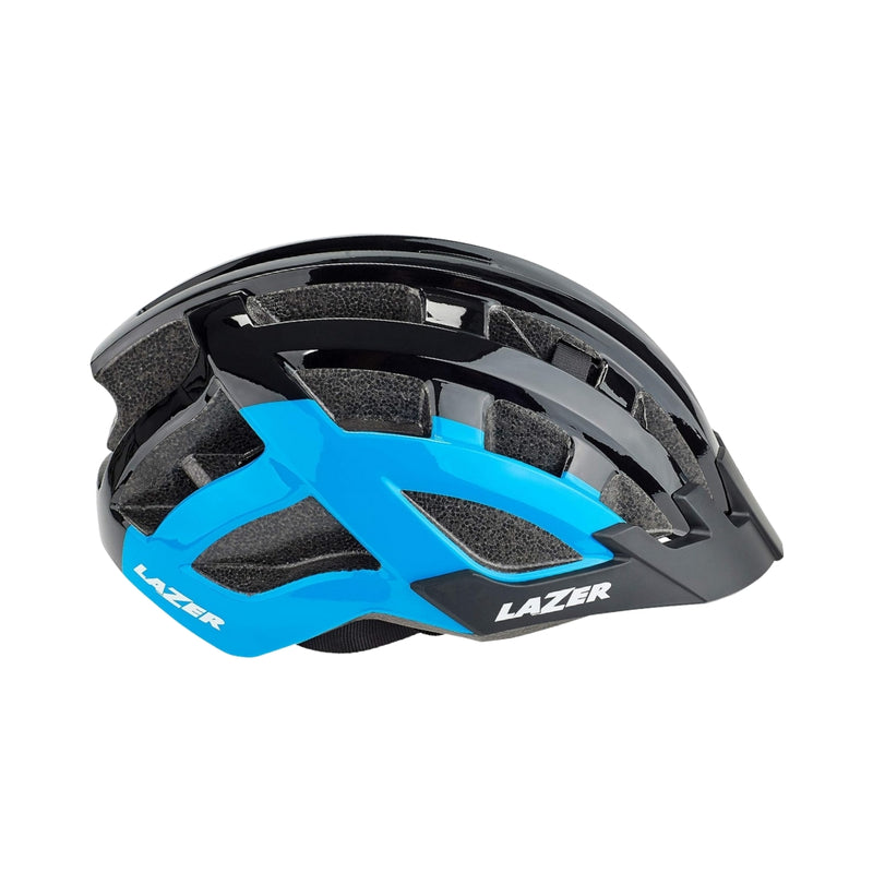 CASCO LAZER COMPACT DLX NEGRO AZUL