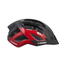 CASCO LAZER COMPACT DLX NEGRO ROJO