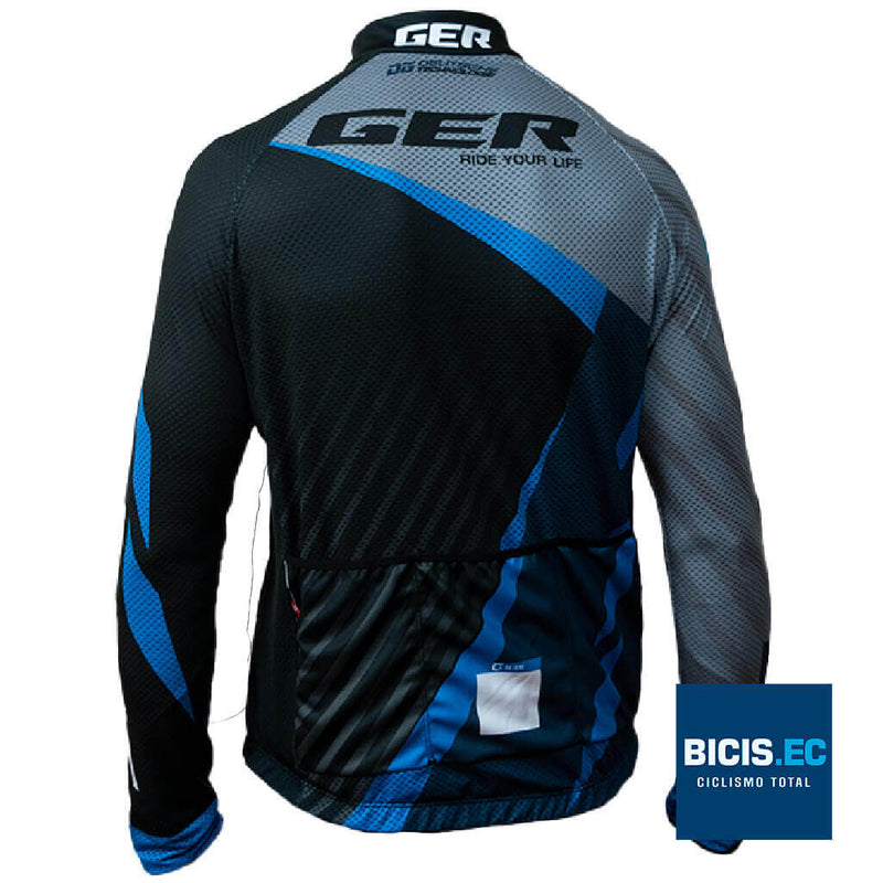 Camiseta-de-Ciclismo-Team-GER-Azul