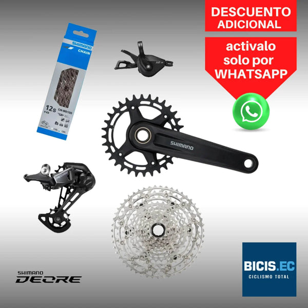 Grupo Shimano deore 1x12 Bicis.Ec