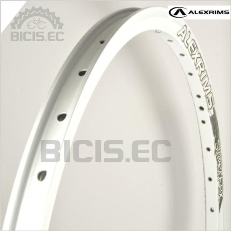 Aro 26" Alexrims Supra 34, 640G 36H Blanco