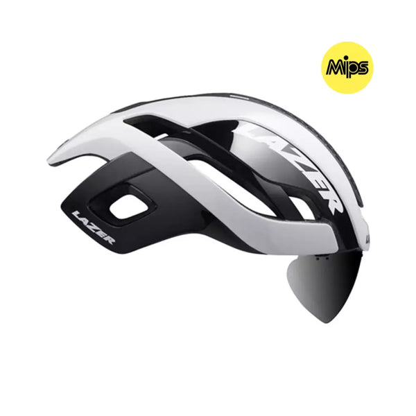 casco lazer bullet 2.0 blanco l +lens+led +mips