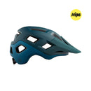 casco lazer coyote mate obscuro azul m +mips