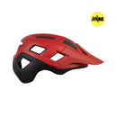 casco lazer coyote mate rojo negro m + mips