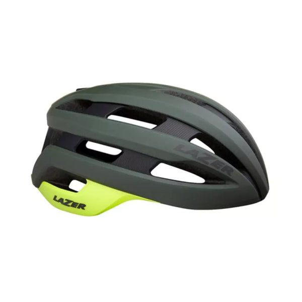 casco lazer sphere mt obscuro verde f-amarillo l