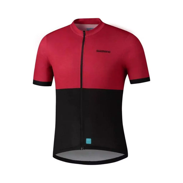 jersey shimano element hombre l rojo cw-jsps-ve41m