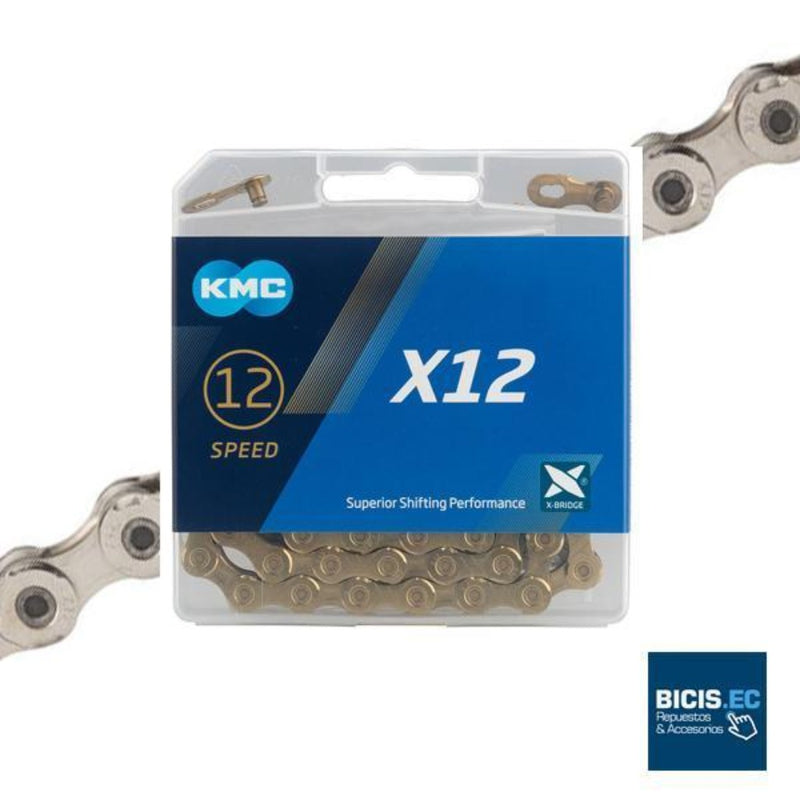 Cadena KMC X12 126L silver