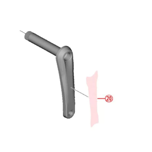 protector shimano adesivo para brazo fc-m8100-1 y0j698070