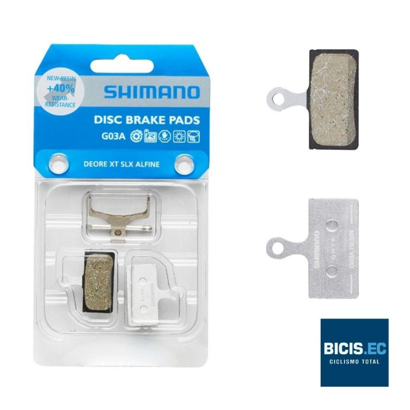 Shimano Pastillas de Freno Disco - Resina Sintética | Ice-Tech - P03A-RF Shimano Pastillas de Freno Disco - Resina Sintética | Ice-Tech - P03A-RF