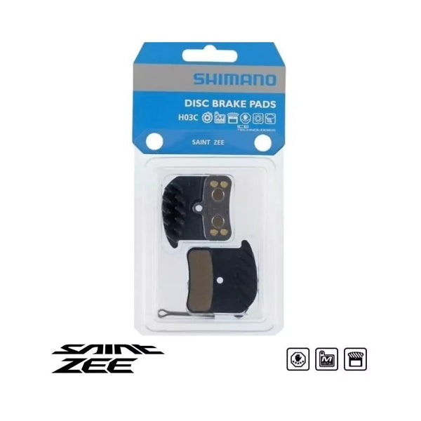 zapatas shimano metal c-ventilación mtb h03c