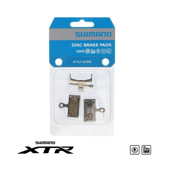 zapatas shimano metalica 2pst mtb g04s