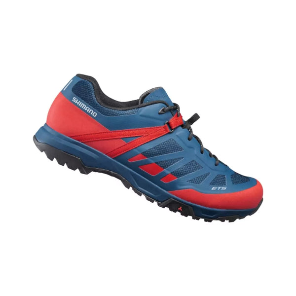 zapatillas shimano mtb et500 rojo talla 43